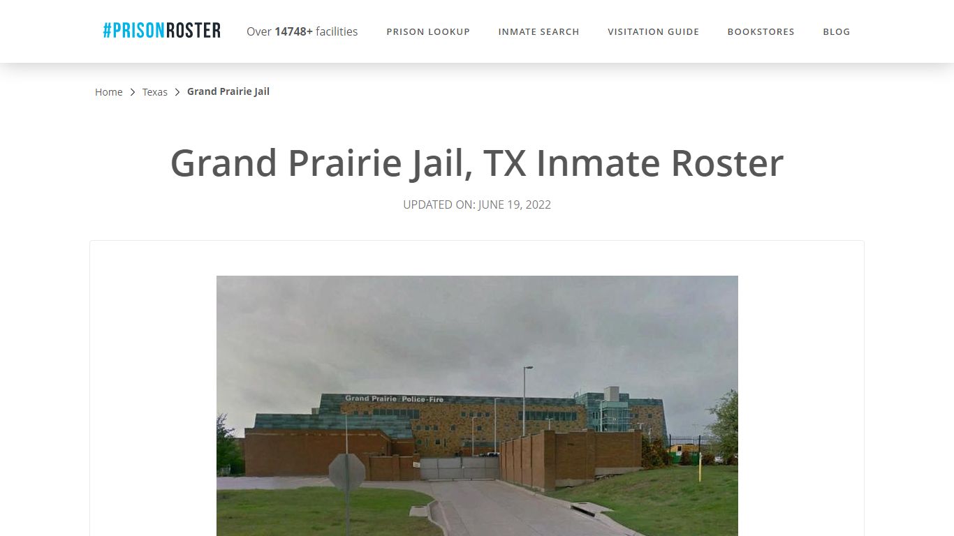 Grand Prairie Jail, TX Inmate Roster